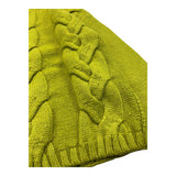 MANILA GRACE maglia tinta unita con trecce Verde per Bambina MG2374 VERDE MANILA GRACE 