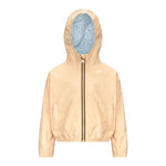 K-Way Giubbino Reversibile Bicolore con Cappuccio per Bambina K41337WX ARANCIONE/AZZURRO K-WAY 