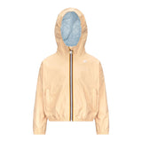 K-Way Giubbino Reversibile Bicolore con Cappuccio per Bambina K41337WX ARANCIONE/AZZURRO K-WAY 