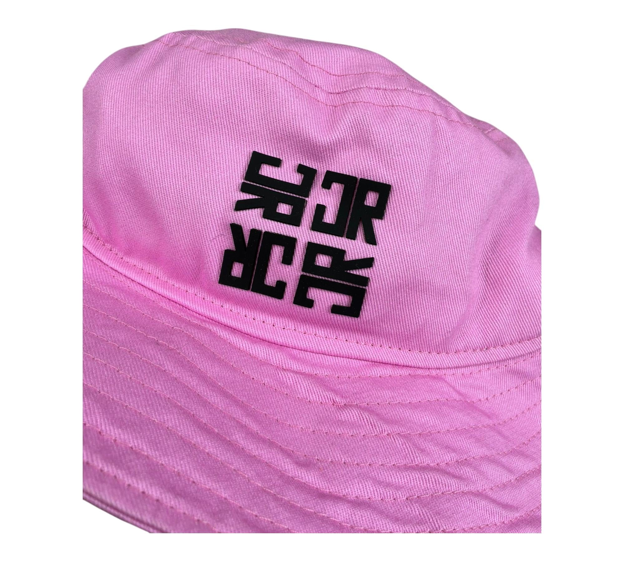 John Richmond Cappello Pescatore Tinta Unita con Logo per Bambina RIP26031HA ROSA JOHN RICHMOND 