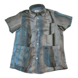 Mood_One Camicia Mezza Manica Tinta Unita con Fantasia per Bambino 3018BABY BLU MOOD_ONE 