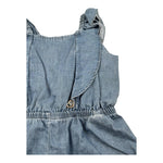 Please Tuta Intera Giromanica Tinta Unita per Bambina TC14010G71J AZZURRO PLEASE 