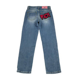 John Richmond Jeans Tinta Unita con Girovita Regolabile per Bambina RGP26154JE BLU JOHN RICHMOND 