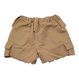 Lu Lu By Miss Grant Short Tinta Unita con Elastico In Vita per Bambina LL3563 BEIGE LU LU BY MISS GRANT 