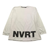 NEVER TOO shirt girocollo tinta unita con logo Bianco per Bambino NT1455R BIANCO NEVER TOO 