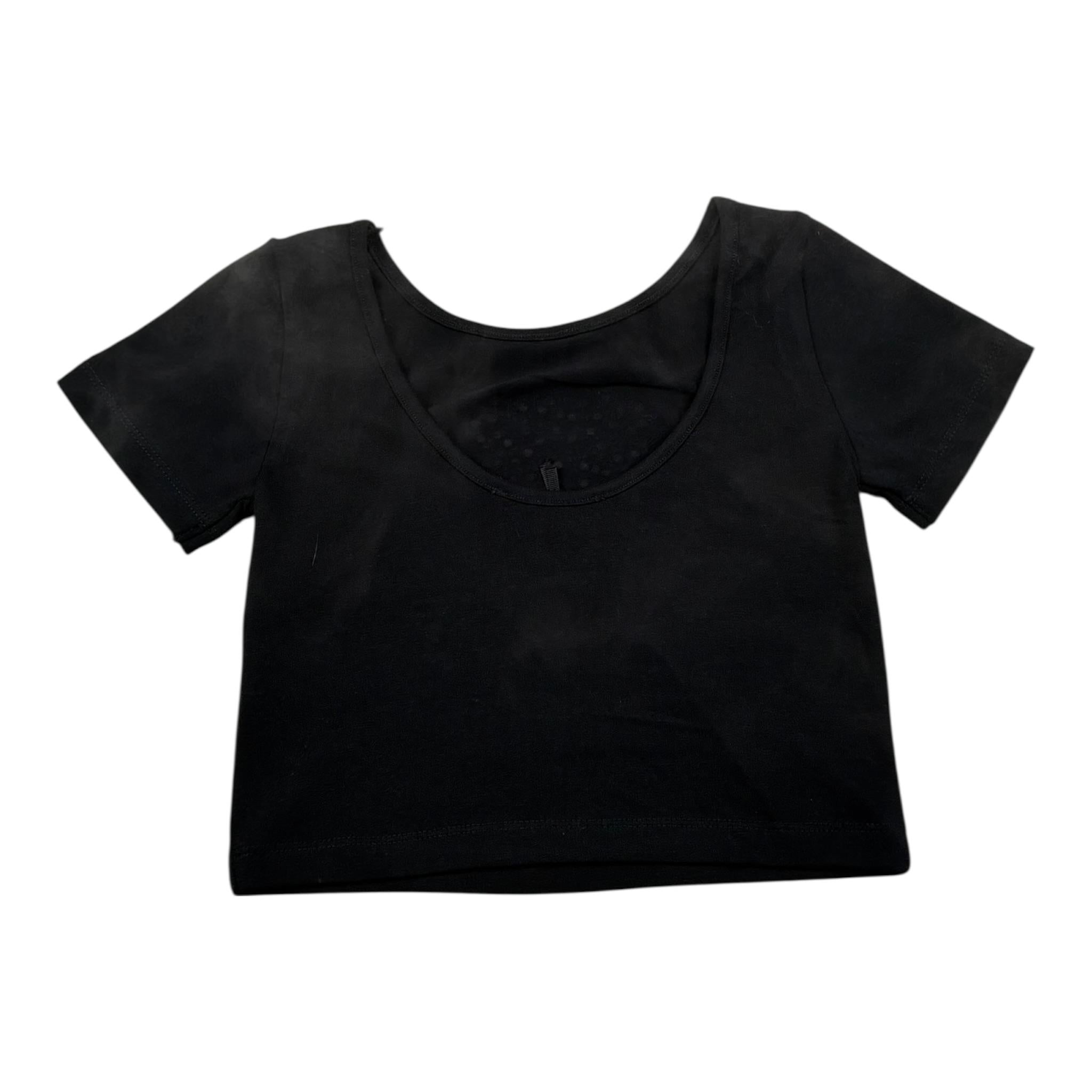 Gaelle T-Shirt tinta unita con Brillantini Nero per Bambina 2746MY00527 NERO GAELLE 