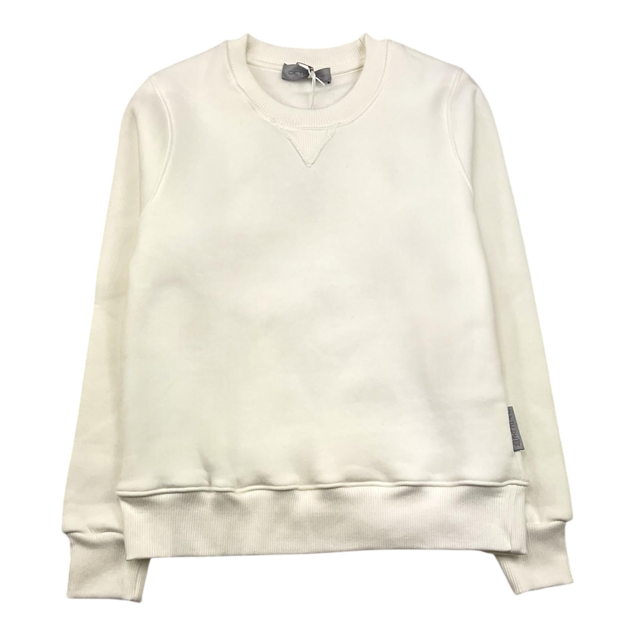 DETWELVE felpa chiusa girocollo tinta unita Panna per Neonato CB650N PANNA DETWELVE 