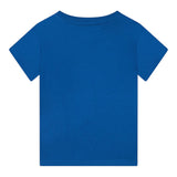 Guess T-Shirt Gircollo Tinta Unita con Stampa per Neonato I2GI06K8HM0 BLU GUESS 