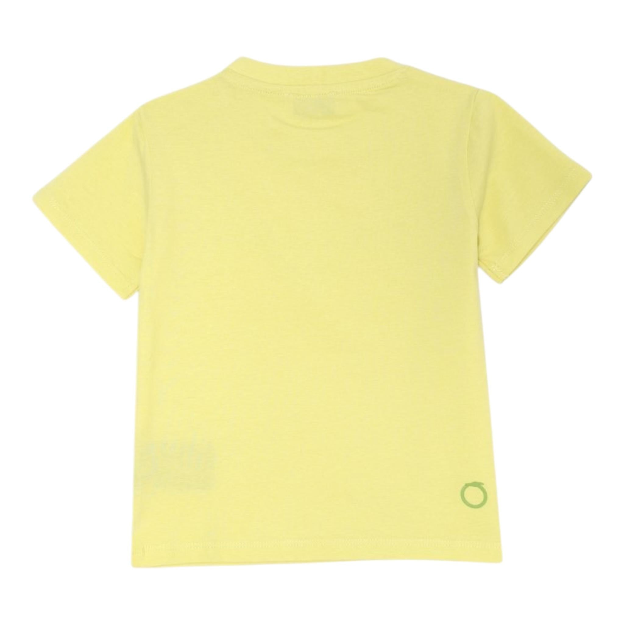 Trussardi T-Shirt Girocollo Tinta Unita con Stampa per Neonato TIP250111TS GIALLO TRUSSARDI 