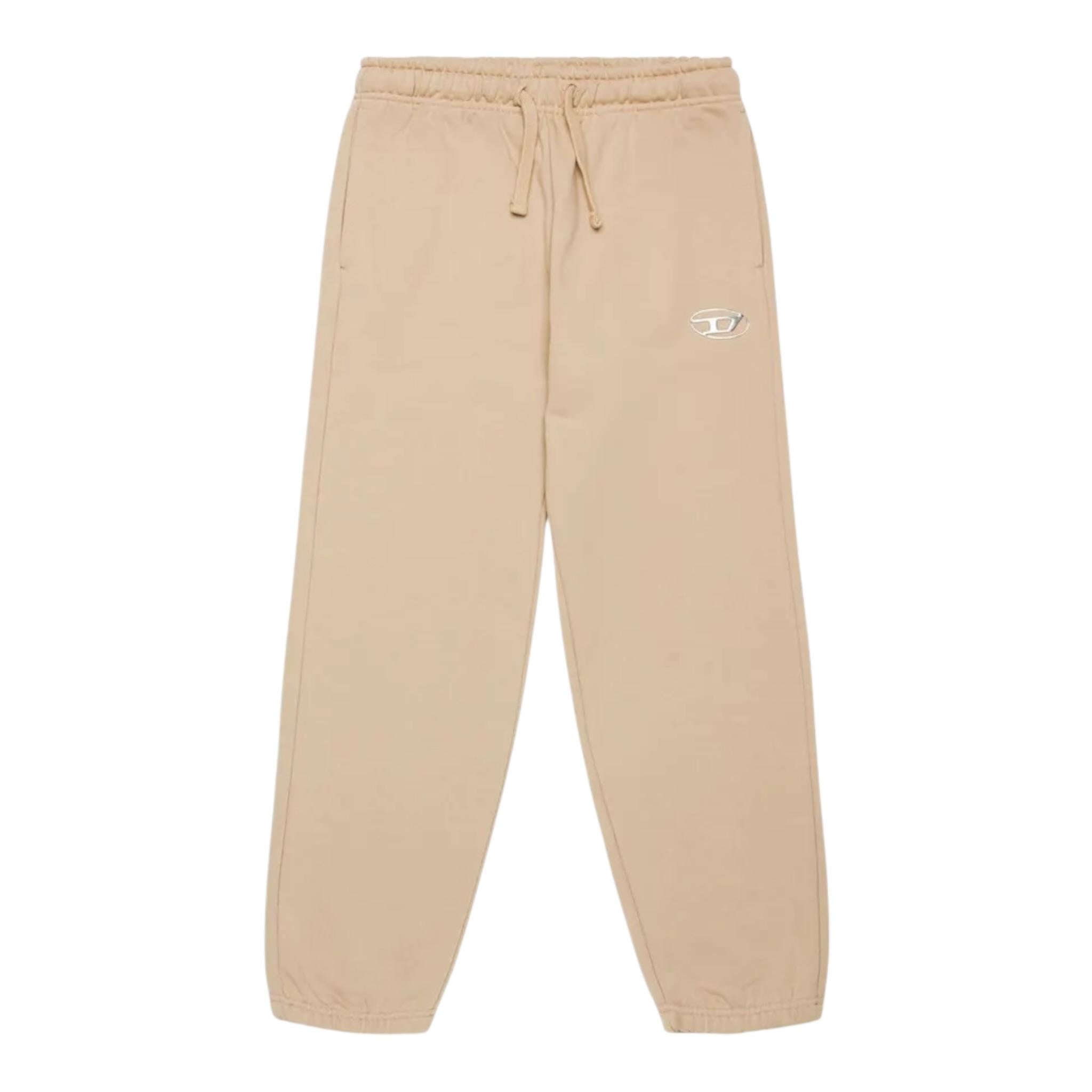 Diesel Pantalone Modello Tuta tinta unita con Logo Beige per Bambino J02023 BEIGE DIESEL 
