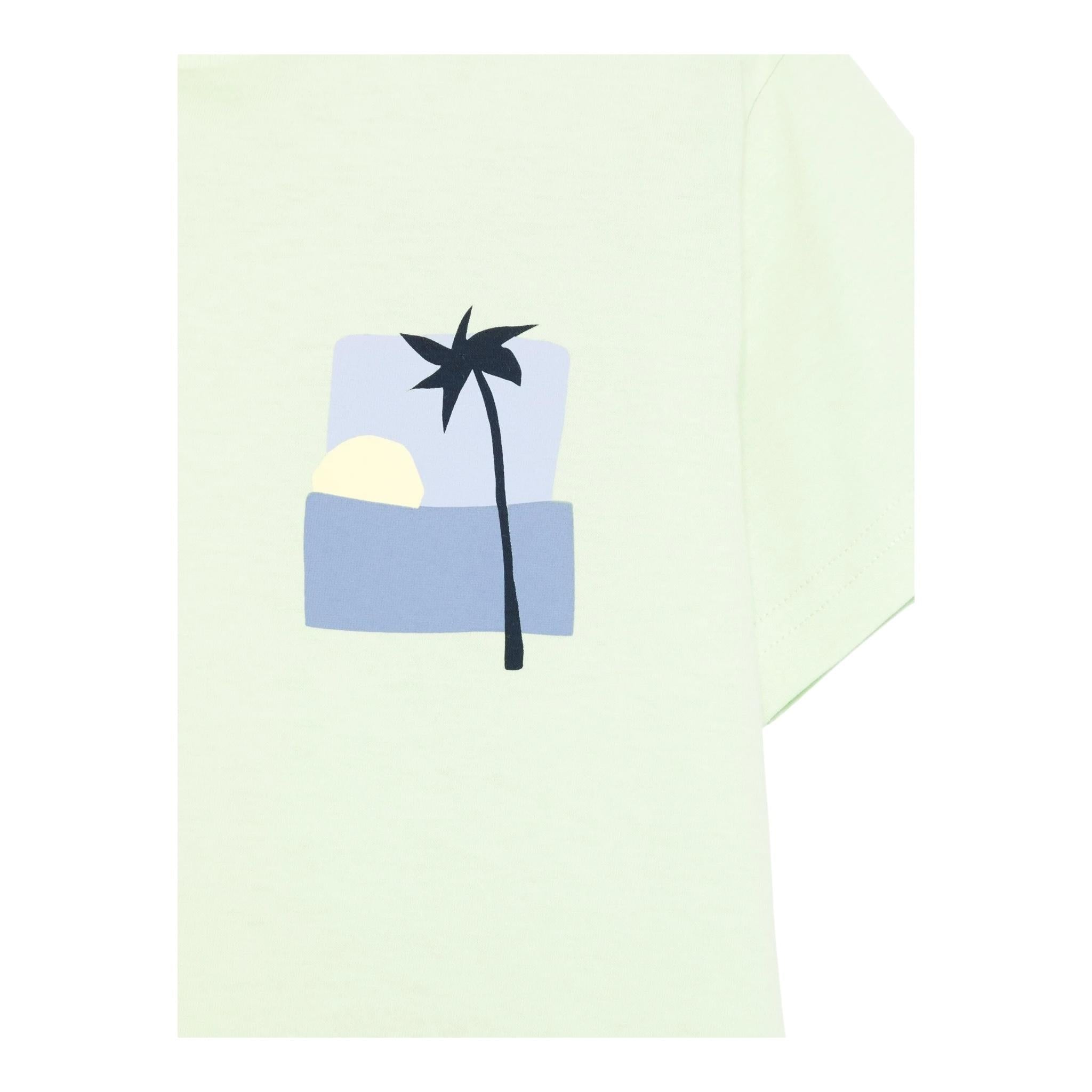 Il Gufo T-Shirt Girocollo Tinta Unita con Stampa per Neonato P25TS468MF001 VERDE IL GUFO 