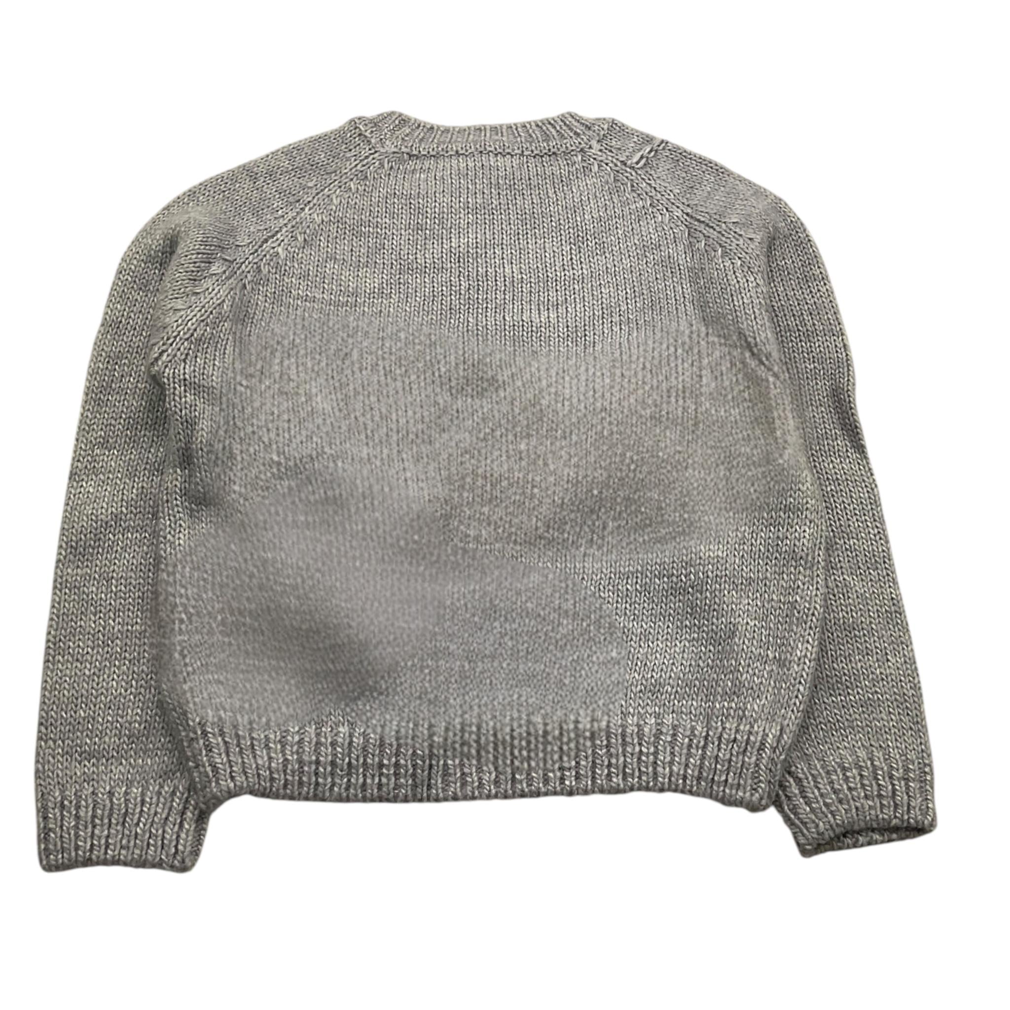 TO be too maglia girocollo tinta unita con applicazione Grigio per Bambina TFBF24M657X GRIGIO TO be too 