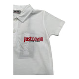 Just Cavalli Polo Mezza Manica Tinta Unita con Stampa per Neonato JIP26102PO BIANCO JUST CAVALLI 