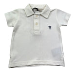 Trussardi Polo Mezza Manica Tinta Unita per Neonato TIP26096PO BIANCO TRUSSARDI 