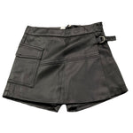 TO be too short tinta unita in ecopelle Nero per Bambina TFBF24P611 NERO TO be too 