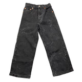 MAISON MARGIELA jeans tinta unita con elastico in vita Nero per Bambino M60633 NERO MAISON MARGIELA 