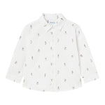 MAYORAL camicia manica lunga tinta unita con stampe orso Bianco per Bambino 2188 BIANCO MAYORAL 