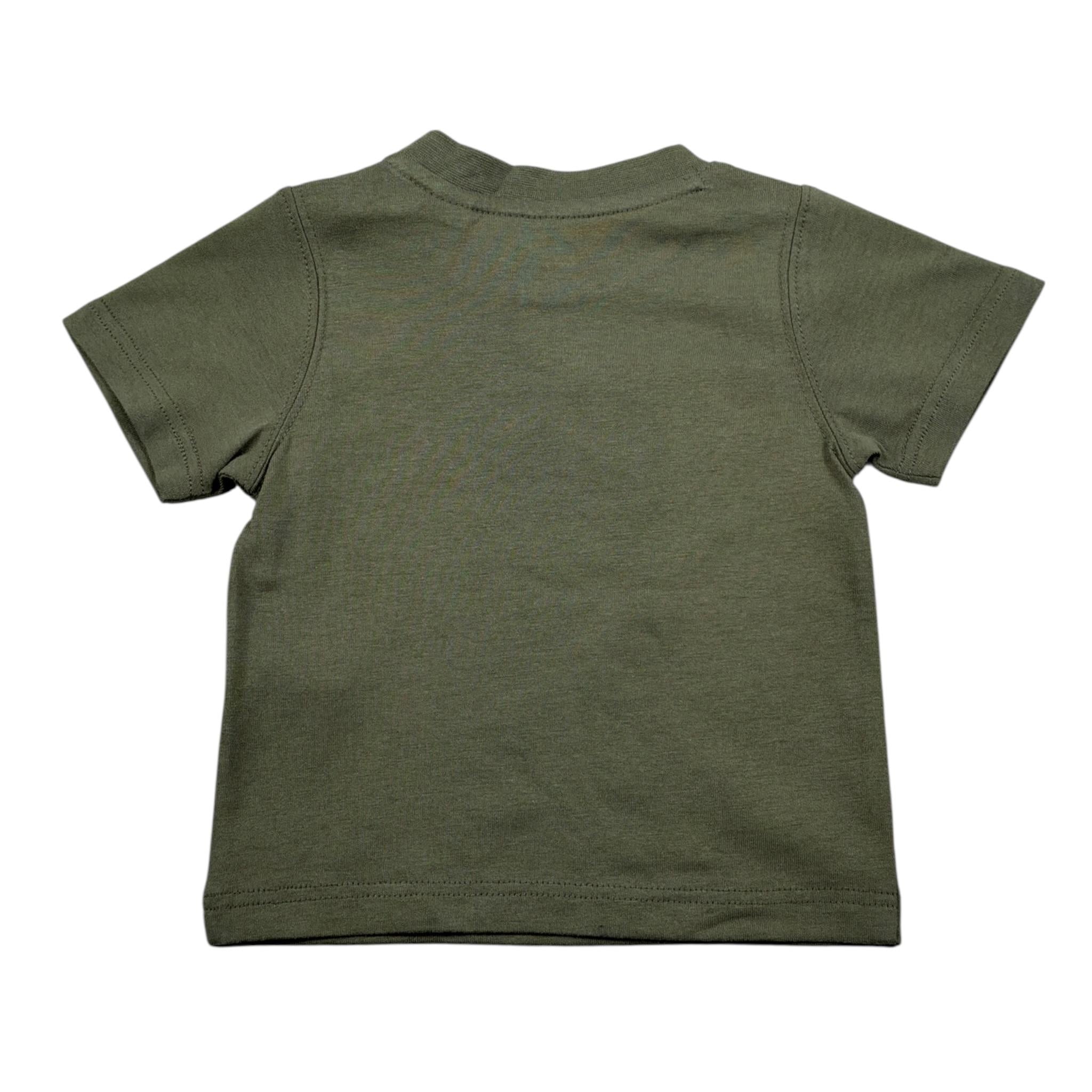 Timberland T-Shirt tinta unita con Stampa Verde per Neonato T60100 VERDE TIMBERLAND 