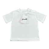 Cesare Paciotti T-Shirt Girocollo Tinta Unita con Stampa per Neonato TSP5113BXN BIANCO CESARE PACIOTTI 