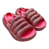 Ugg Mädchen Einfarbig Glitzer Gummi Hausschuhe Fuchsie