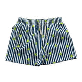 Saint Barth Costume Modello Boxer Tinta Unita con Stampa per Bambino 01640L BLU SAINT BARTH 