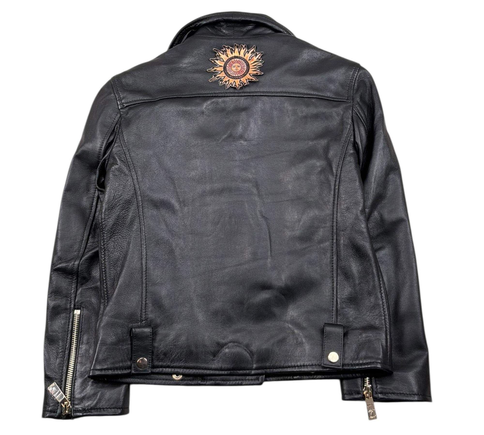 Just Cavalli Giubbino Ecopelle Tinta Unita per Bambino JGP260205GB NERO JUST CAVALLI 