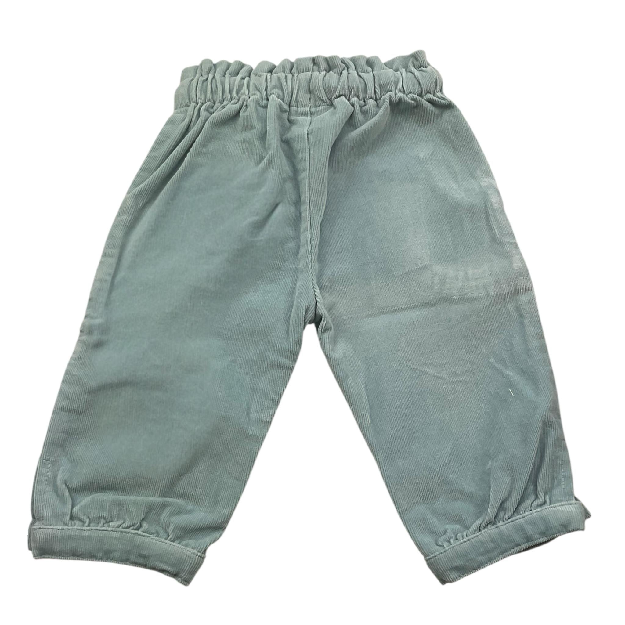 I DO pantalone tinta unita con elastico in vita Azzurro per Neonata 4A287 AZZURRO I DO 