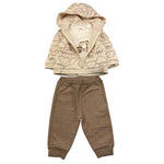 MAYORAL completo 3 pezzi felpa-shirt-pantalone Beige per Neonato 26228 BEIGE MAYORAL 