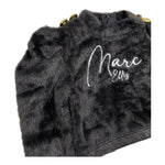 MARC ELLIS maglia girocollo tinta unita con logo Nero per Bambina MJMJTS15516 NERO MARC ELLIS 