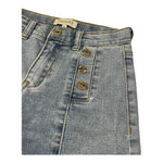 Twinset Jeans Tinta Unita Modello A Palazzo con Tasche Americane per Bambina 251GJ2541 AZZURRO TWINSET 