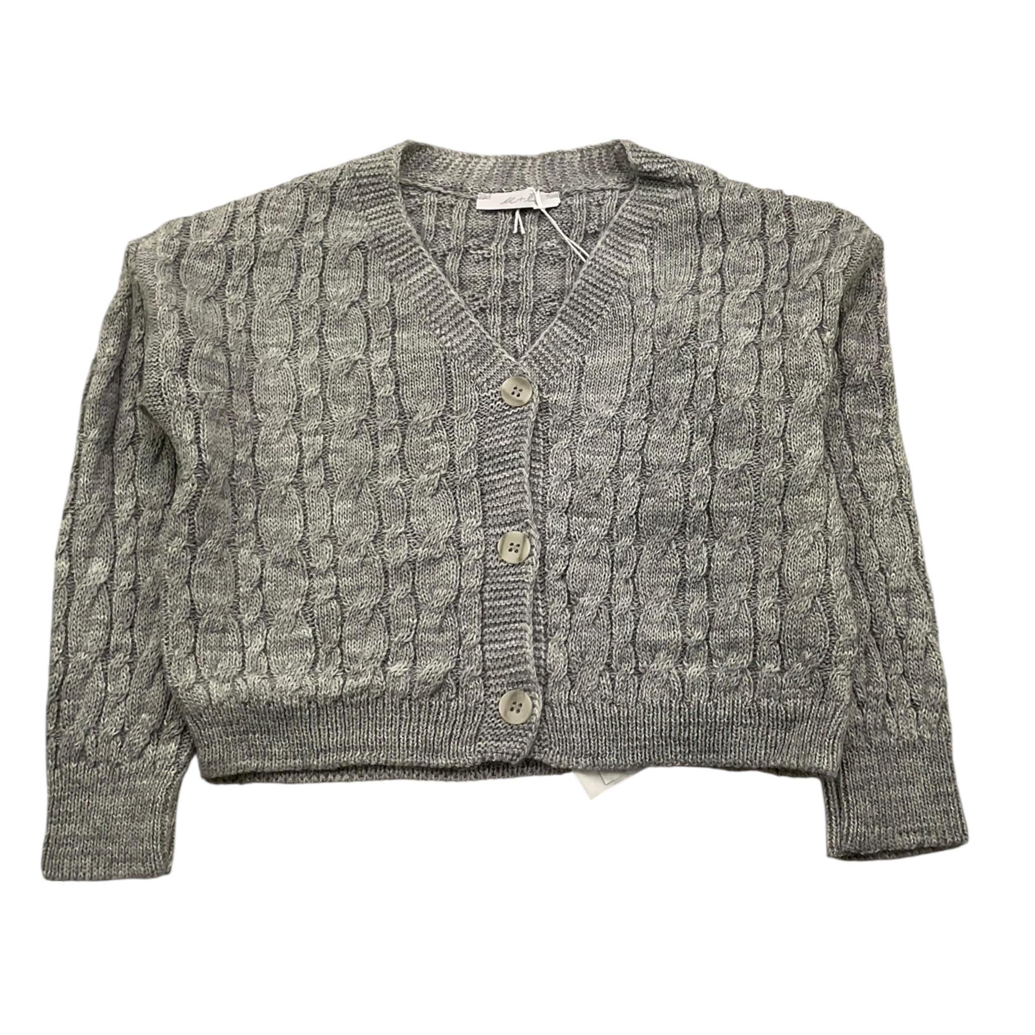 M+E' cardigan tinta unita Grigio per Bambina UE1568 GRIGIO M+E' 