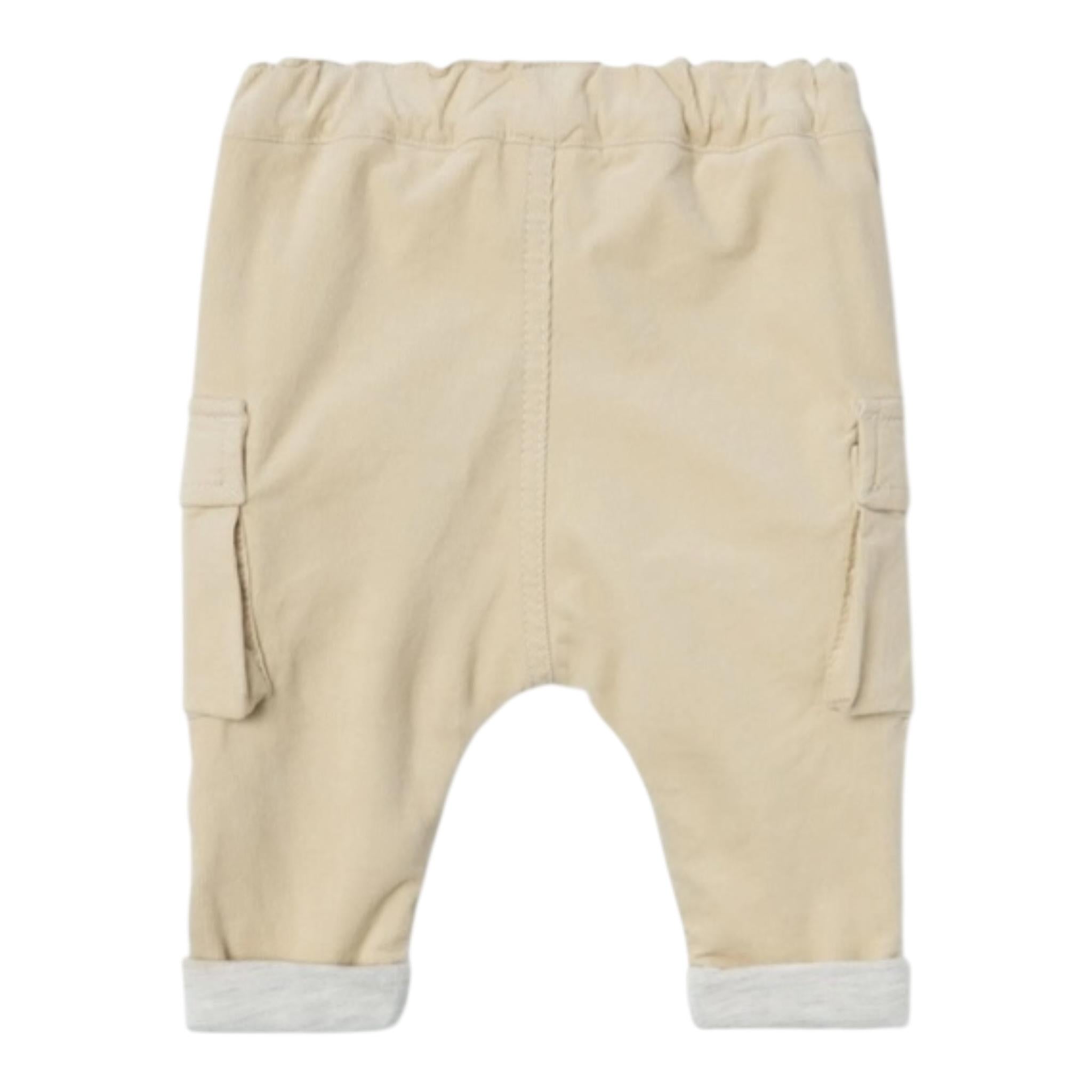 NAME IT pantalone tinta unita con girovita regolabile Beige per Neonato 13231333 BEIGE NAME IT 