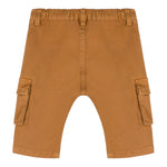 MOSCHINO pantalone tinta unita con elastico in vita Marrone per Neonato MUP055X MARRONE MOSCHINO 