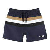Boss Costume Tinta Unita con Logo per Bambino J51975 BLU BOSS 
