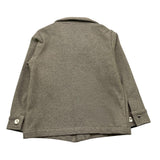 M+E' camicia manica lunga tinta unita Grigio per Bambino UEM0169 GRIGIO M+E' 
