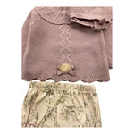 MAC ILUSIO'N completo 3 pezzi maglia-cappello-culotte Rosa per Neonata 9432 ROSA MAC ILUSIO'N 