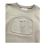 Trussardi Felpa Chiusa Girocollo Tinta Unita per Bambino TBP26157FE BEIGE TRUSSARDI 