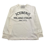 ICEBERG shirt tinta unita con stampa in contrasto Bianco per Bambino TSICE5329JX BIANCO ICEBERG 