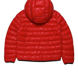 Diesel Jacke Modell Bmber einfarbig mit Reißverschluss und Kapuze rot für Jungen