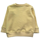 Trussardi Felpa Chiusa Girocollo Tinta Unita con Logo per Neonata TIP26014FE GIALLO TRUSSARDI 
