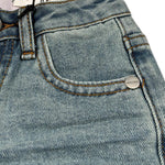 Cesare Paciotti Jeans Tinta Unita con Girovita Regolabile per Bambino PTP5162BXX AZZURRO CESARE PACIOTTI 