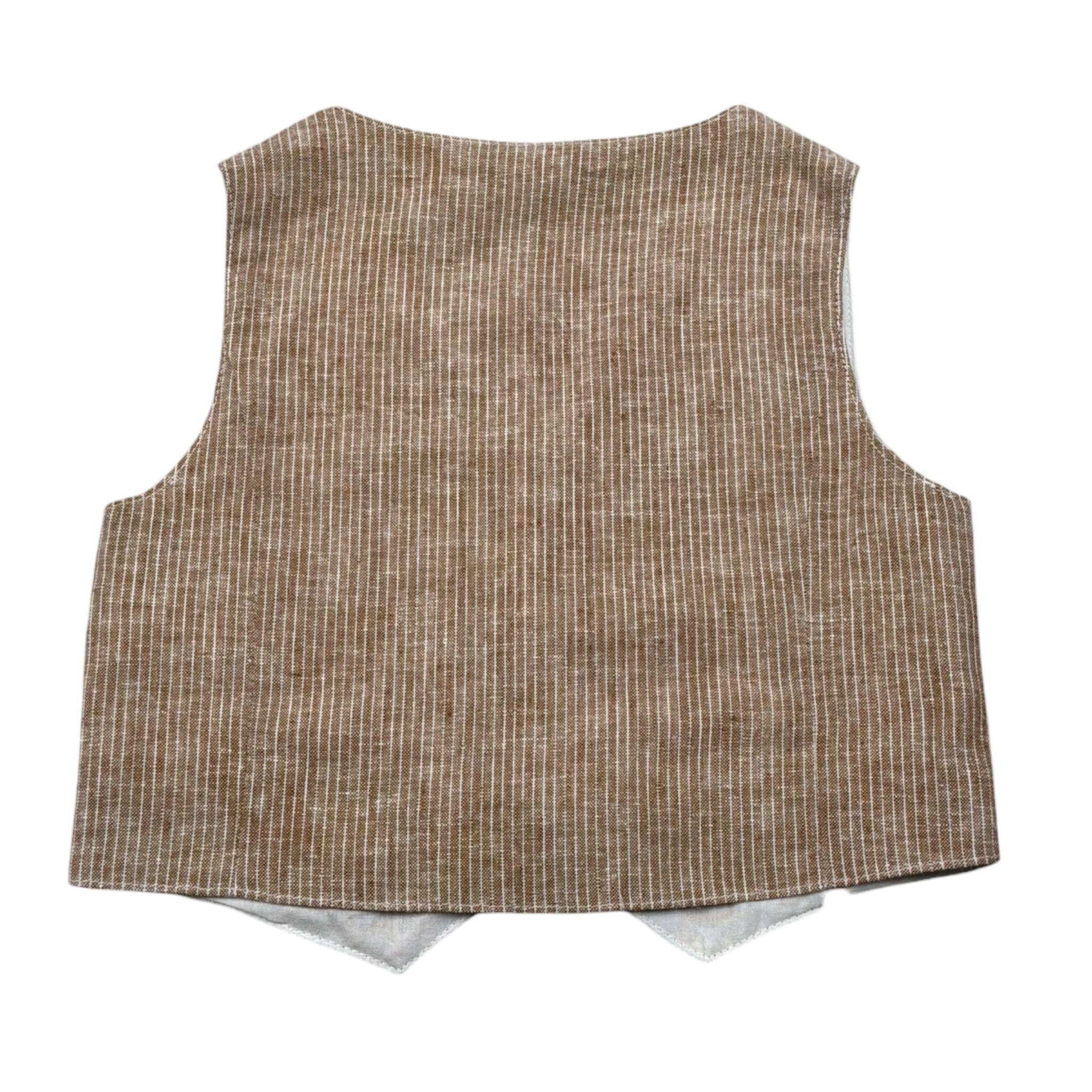 Please Gilet Tinta Unita  per Bambino JH02301B73J MARRONE PLEASE 