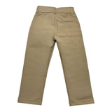 Cesare Paciotti Schlichte Hose mit verstellbarer Taille Beige für Jungen