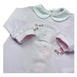 Le Bebe Tutina Manica Lunga Tinta Unita  per Neonata LBG6213 ROSA LE BEBE 