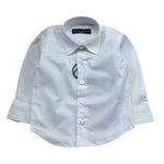 Manuel & Frank Camicia Tinta Unita Manica Lunga per Neonato MP3350N BIANCO MANUEL & FRANK 
