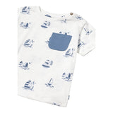 Mayoral T-Shirt Tinta Unita con Stampa per Bambino 10588 BIANCO MAYORAL 