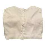 Miss Grant Top Giromanica Tinta Unita con Fiocco per Neonata MG1278 BIANCO MISS GRANT 