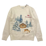 SAINT BARTH maglia girocollo tinta unita con stampa Bianco per Bambino LOVEDEER BIANCO SAINT BARTH 