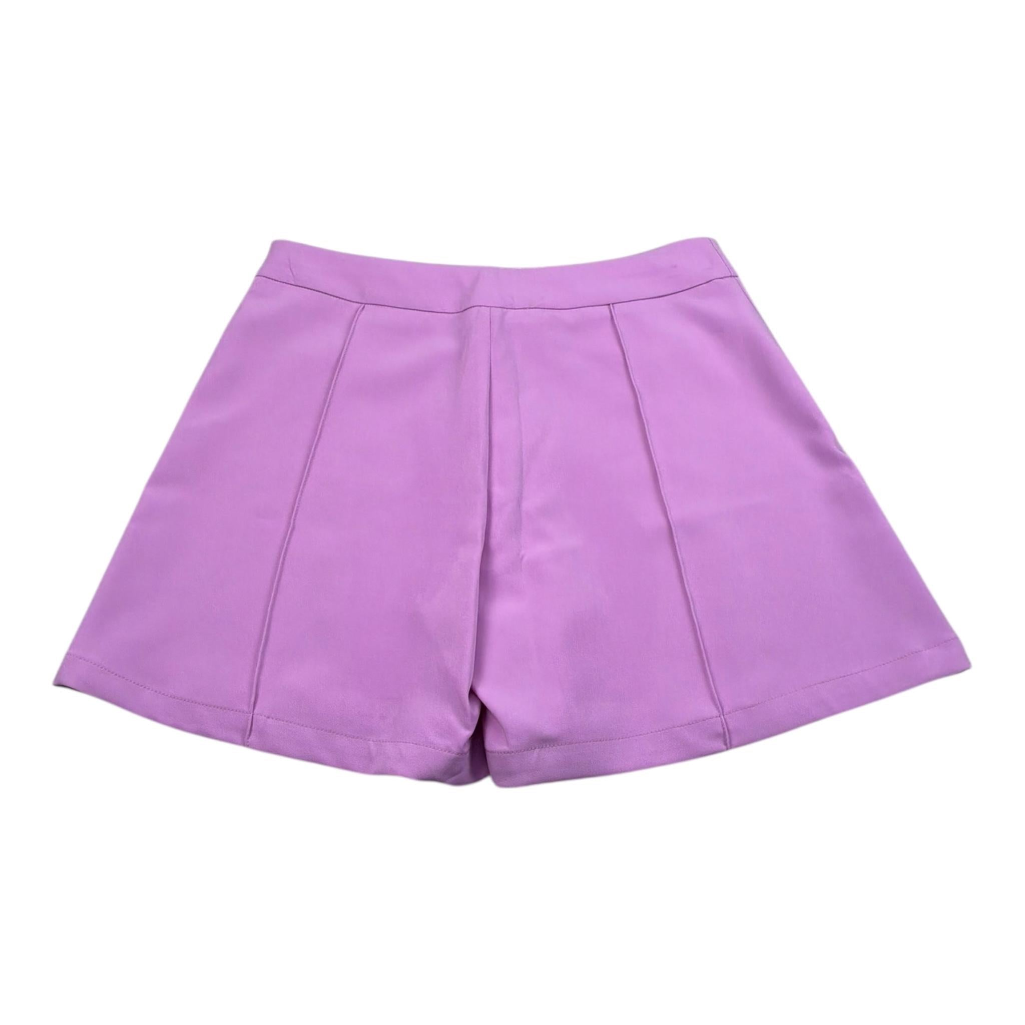 Fun & Fun Short Tinta Unita con Girovita Regolabile per Bambina FNCJSO16381 GLICINE FUN & FUN 