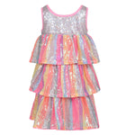 Billieblush Abito Multicolor con Paillettes Giromanica per Bambina U20968 MULTICOLOR BillIEBLUSH 